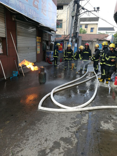 圖為：事故現場(chǎng)。消防供圖